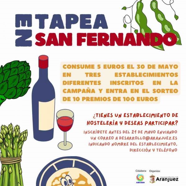 Aranjuez organiza la campaña Tapea en San Fernando - La Viña