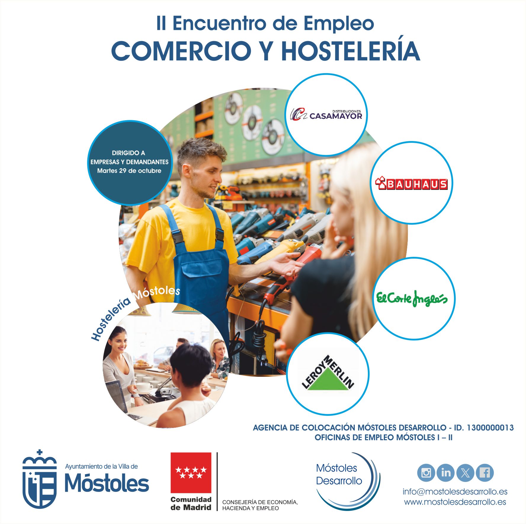 Convocado un encuentro sectorial de empleo en hostelería en Móstoles - La Viña