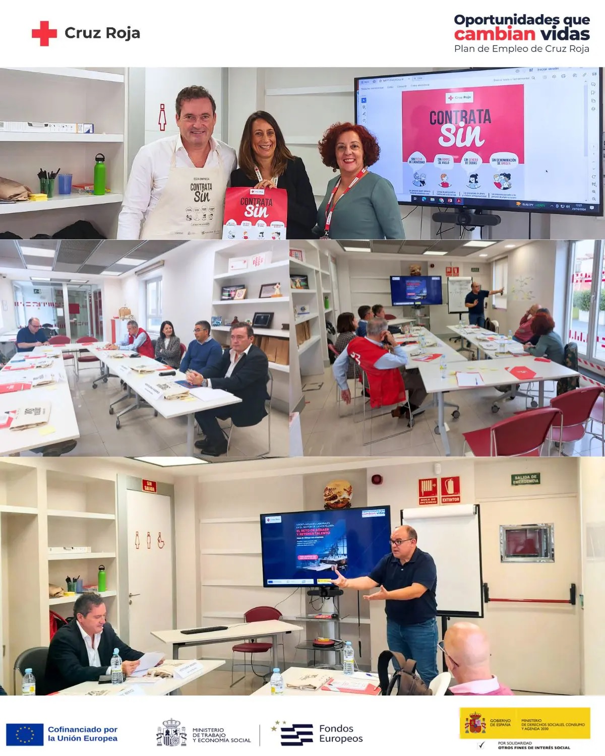 Hostelería Madrid participa en la mesa de diálogo de Cruz Roja para favorecer la empleabilidad - La Viña