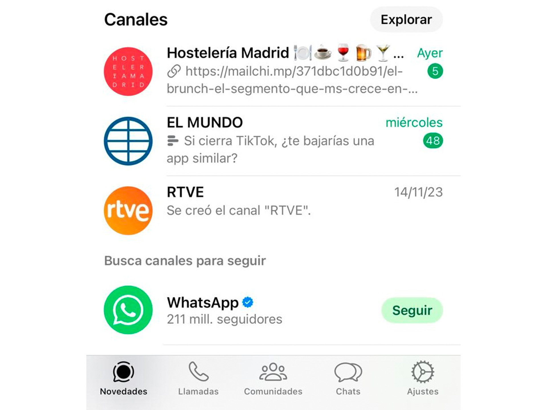 Canales de difusión de WhatsApp: qué son y cómo funcionan - La Viña